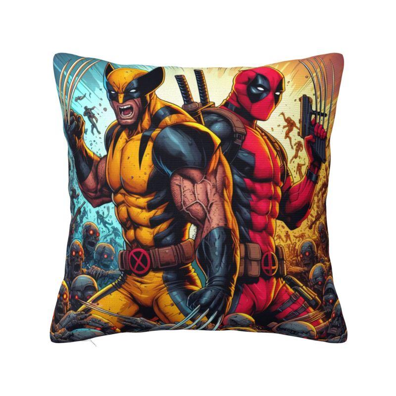 Federe Cuscino Cartoon Eroe Deadpool Personalizzate Federa Cuscino Nordica Federa Cuscino in Velluto