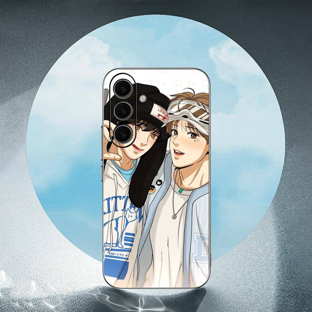 Jinx JaekYung Kim-Dan Luxury Black Phone Case For Samsung Galaxy S23 S24 S25 Ultra S22 Plus S21