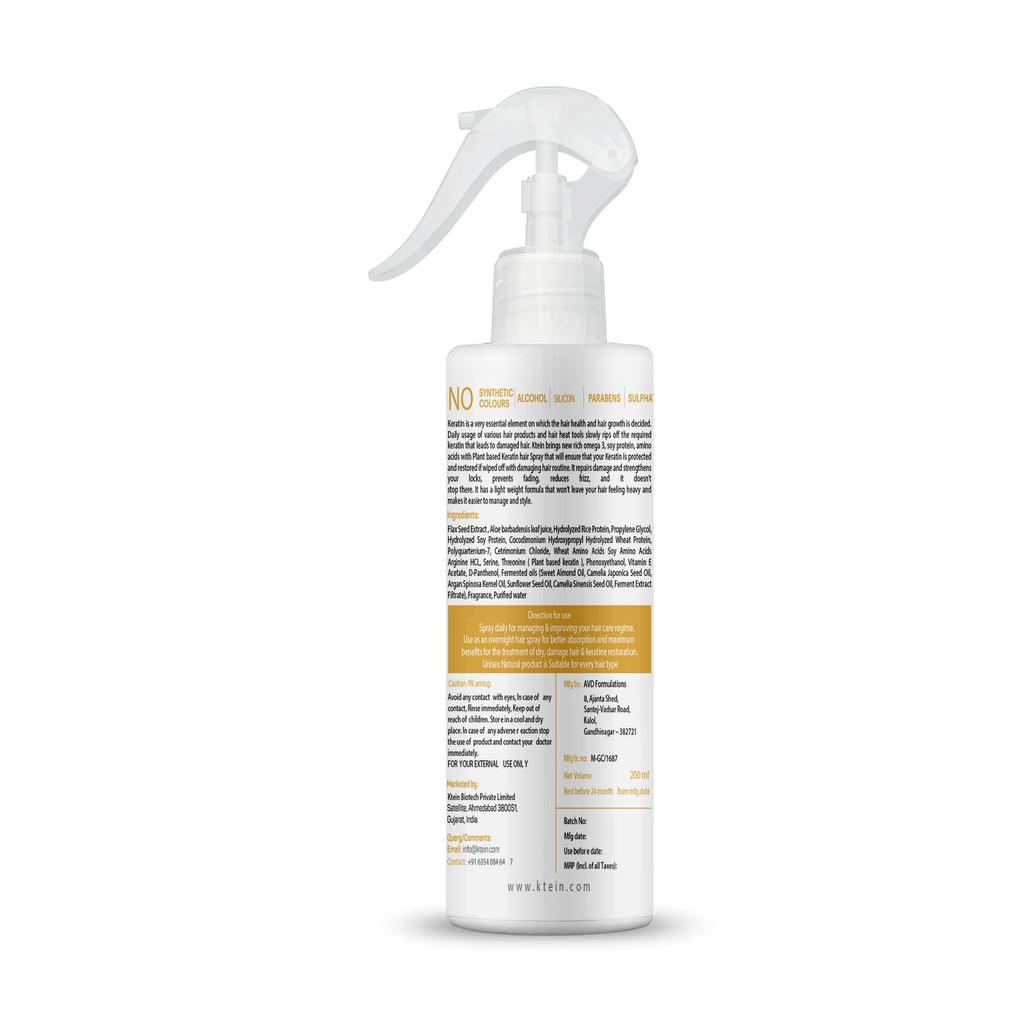 Ktein Natural Keratin Hair Spray 200ml