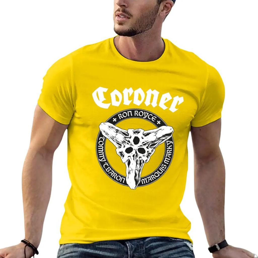 Masked Coroner T-Shirt cotton graphic tees baggy shirts anime figures essential t shirt mens designer clothes