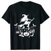Witch Tee Tops TShirt Women Funny Halloween Print TShirt Spooky Vibes Casual Ladies Tshirt Summer Tshirt Female Tees Camisetas