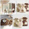 9 Pcs Pendant Sachet Bag Portable Empty Sachets Cotton Linen Hanging Drawstring