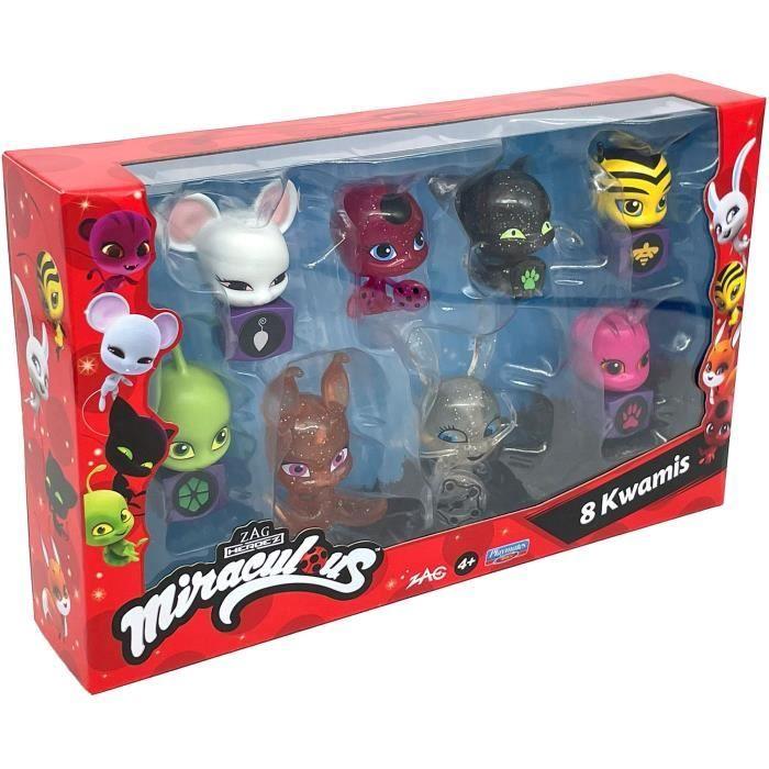 Bandai - Miraculous - Pack of 8 Kwamis – Mini-figure Collection - P50532