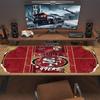 San Francisco 49Ers Mouse Pad Large Gaming Table Cushion Nonslip Laptop Tablet Big Mousepad Xxl Mat Mini Pc Playmat With Lock Edge