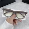 Unisex Black Frame Anti-Blue Light Eyeglasses for Slimming Square Faces
