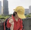 Solid color baseball cap cotton ins men's and women's black soft cap tide