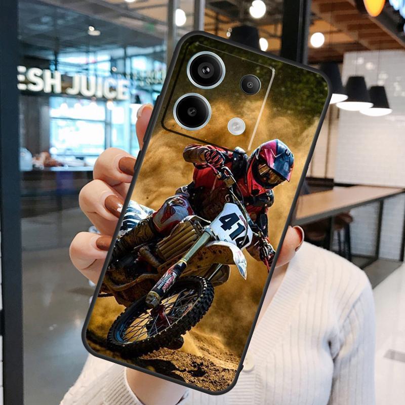 

Moto Cross Motorcycle Sports Case For Xiaomi Redmi Note 14 Pro 10 11 12 13 15 Pro Plus Redmi 15 10C 12C 13C 14C 15C Cover Redmi Note 10 Pro