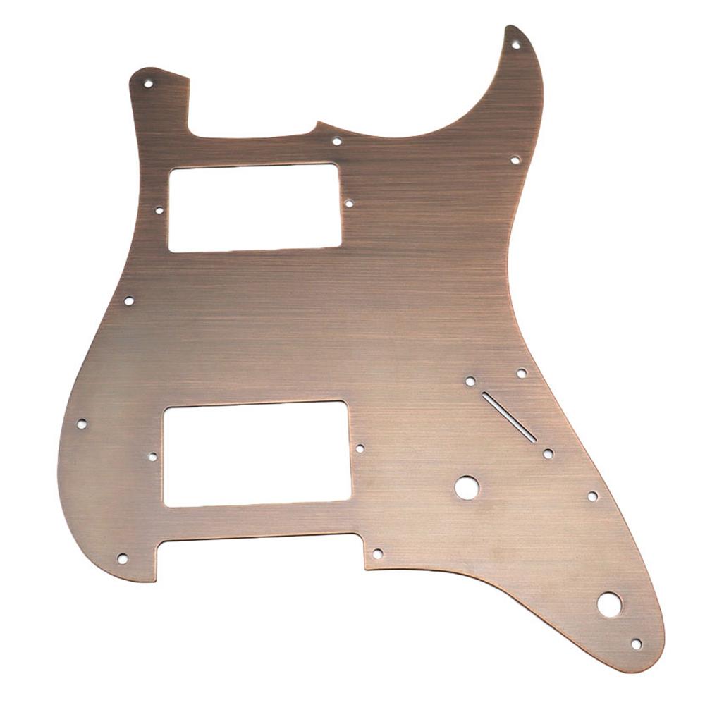 1 Stuks Gitaar slagplaat 11 Gaten Hh Metalen Gitaar slagplaat Krasplaat Voor Lp Stijl Gitaar
