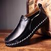 Men's Leather Shoes Classic Fashion Leather Soft Oxford Shoes Shoes Casual Retro Leather Shoes