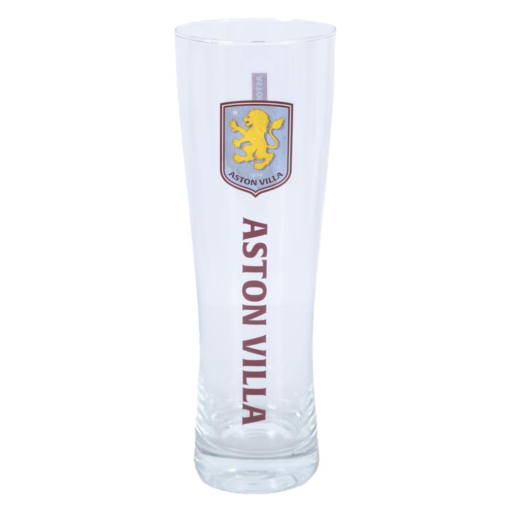 Aston Villa FC Tall 570ml Beer Glass