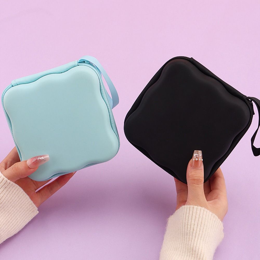 Portable Cable Organizer Zipper Closure Charger Protector Cute Cord Storage Bag USB