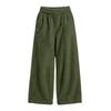 Women's Casual Plush Wide Leg Pants with Soft for and Everyday Wear