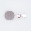 Surgical Steel Mini Ribbon Bear Pendant Accessory