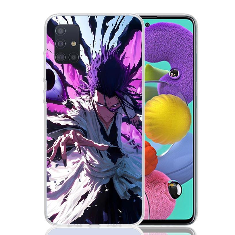 Aizen Sousuke Bleach Phone Case For Samsung Galaxy A52 A32 A22 A12 A02S A50S A30S A51 A31 AA71 Note 20 Ultra 10 S10 Plus Galaxy