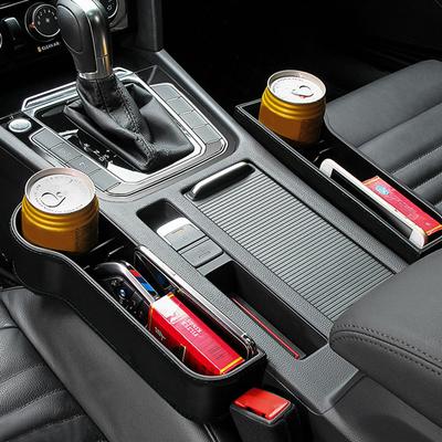 Organizador de asiento de coche, caja de almacenamiento de hendidura, organizador de coche, soporte de relleno de hendidura para billetera, bolsillo con ranura para teléfono, accesorios para automóvil