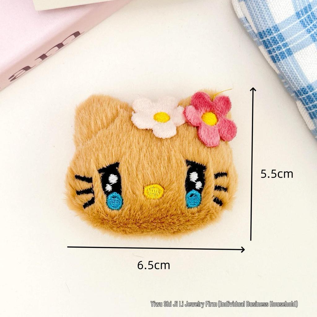 Cartoon Kitten Doll Backpack Pendant & Girly Accessories Set: Heart Brooch, DIY Hair Items, Shoes & Hats Accessories.