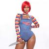 New Sexy Halloween Women's Printed Sportswear Two-Piece Set