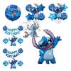 Novo Conjunto de Balões de Folha de Alumínio Lilo e Stitch Para Decoração de Festa de Aniversário e Brinquedos Infantis