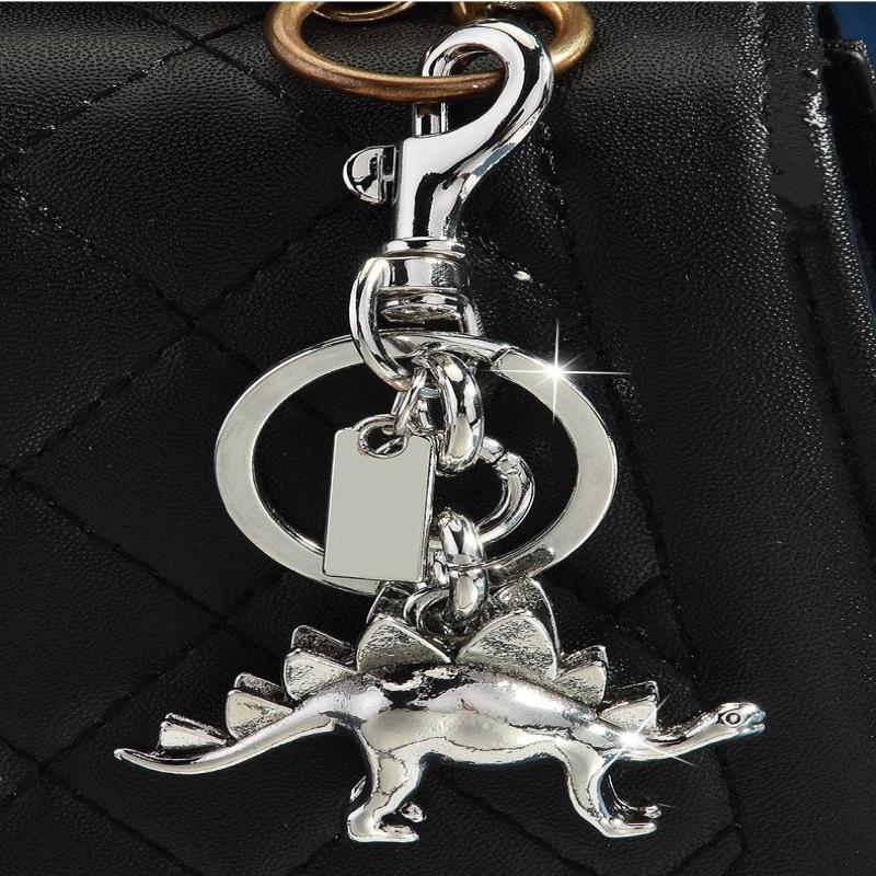 Retro Creative Dinosaur Keychain Bag Charm Pendant Keyring For Women Men Jewelry Accessories Gift