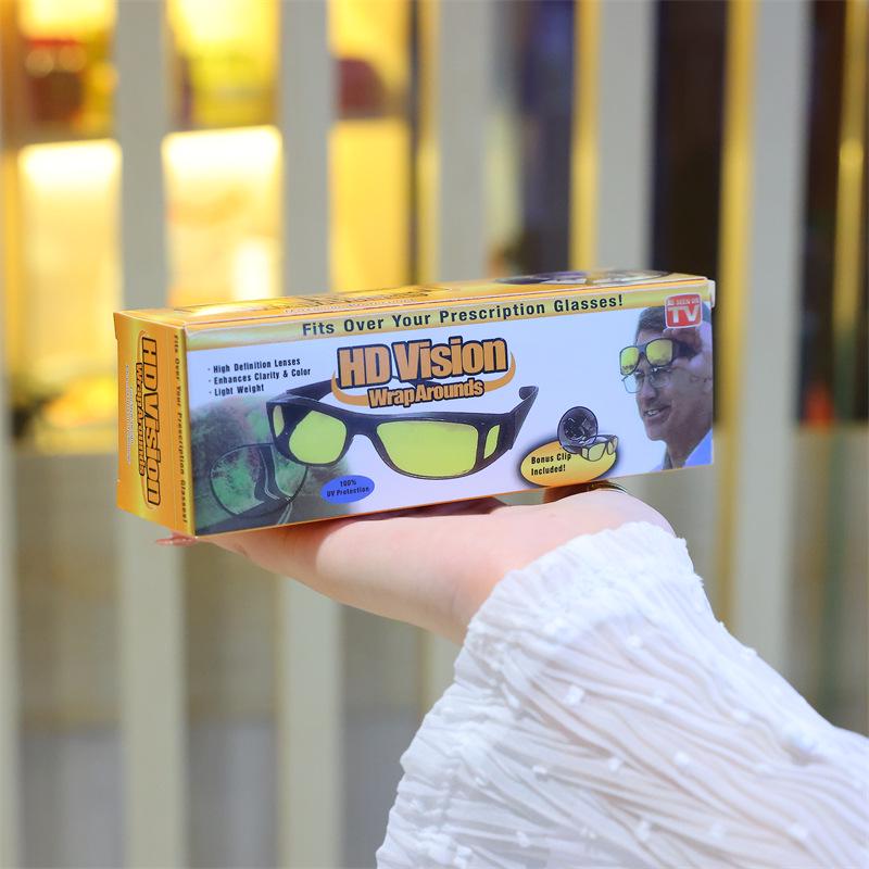 New Anti-Sand Riding Glasses: Night Vision Driving Sunglasses with European and American Style