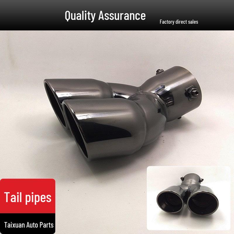 

Насадка на глушитель для IX35 Highlander, Sportage KX5, Sonata, 12CRV, Lexus SUV - Титановый Черный Золотой Финиш Taicheng