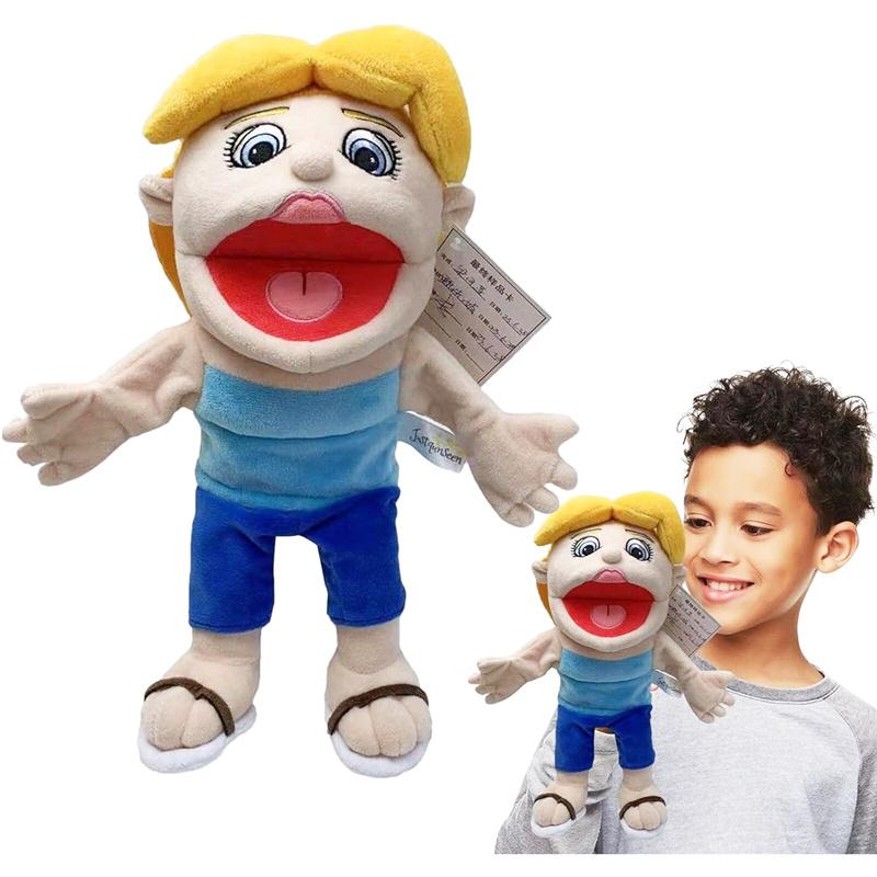 Jeff Style Handpuppe Plüschtier Weiches Spielzeug Für Kinder Geschenk Party Requisite Rollenspiel Charakter