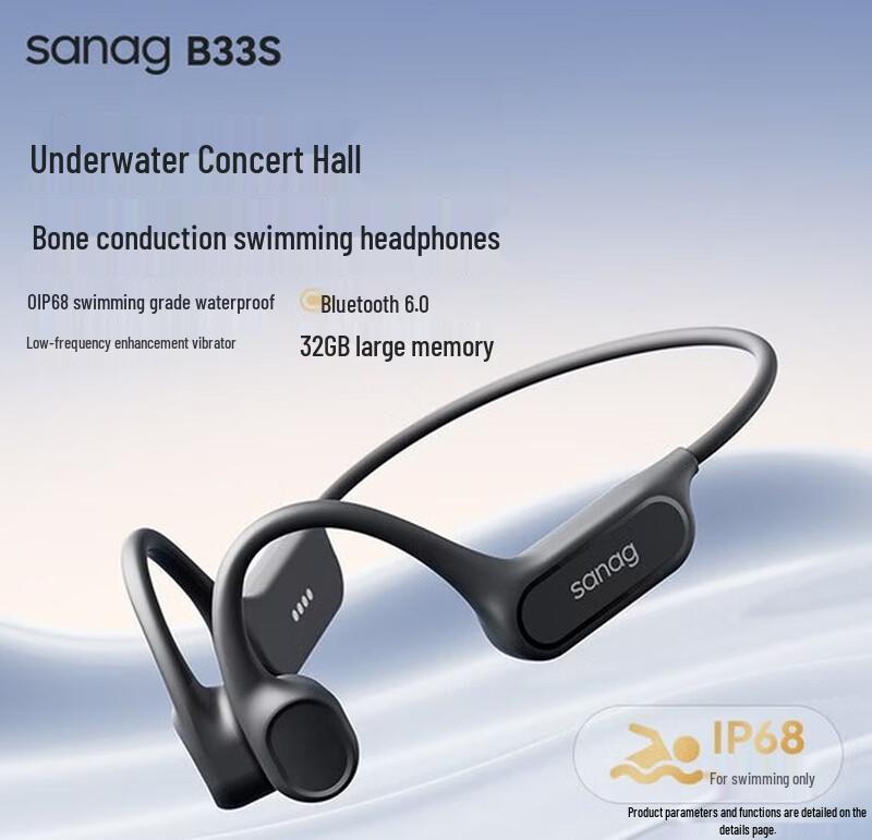 

Saina B33S 32GB Waterproof Bone Conduction Sports Headphones