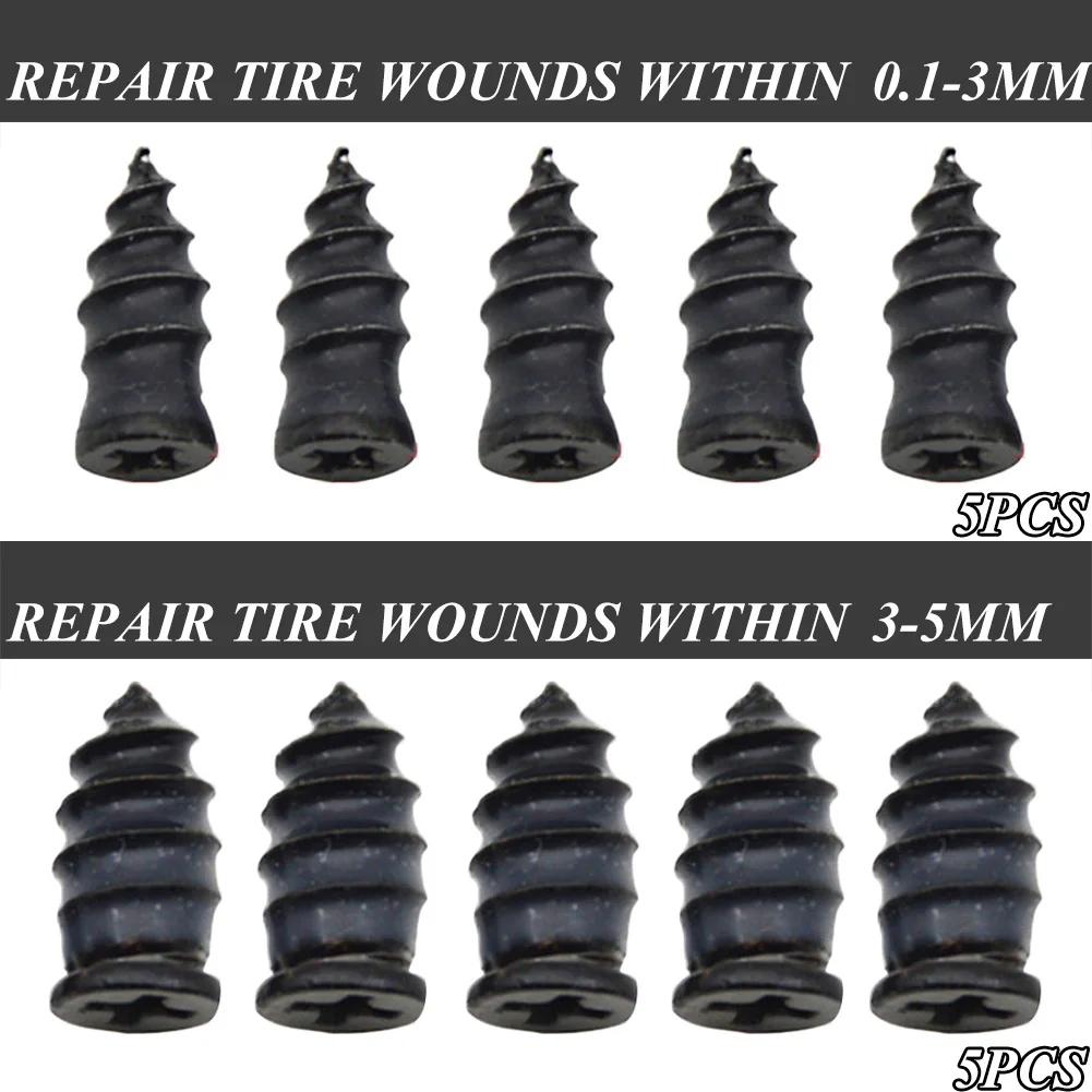 

Car Motorcycle Bicycle Wheel Tire Repair Kit 10 Pack Rubber Nail Vacuum Tire Repair Nail Plug Puncture Repair Strip Seal