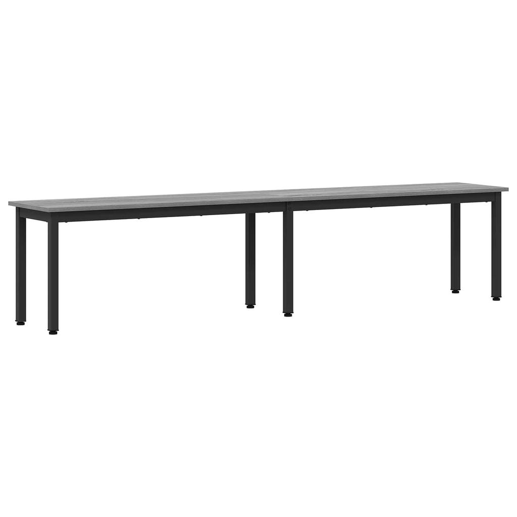 Bench Gray Sonoma 200 X 35 X 45 Cm Particleboard