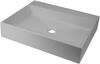 Countertop Granite Sink With Tap Hole - 500X400 Mm Metallic Grey Cqr Su5S