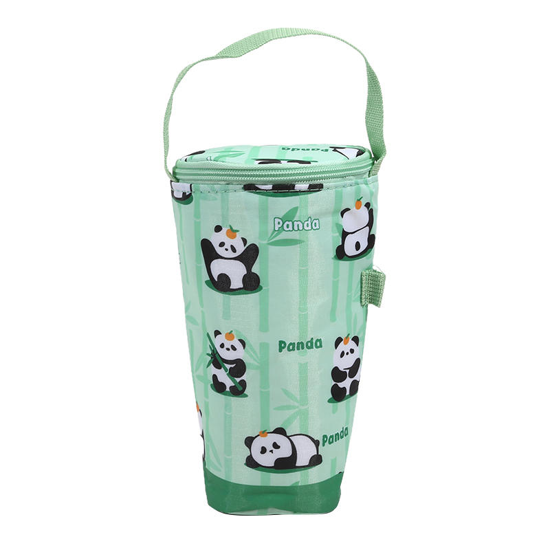 Portable Milk Tea Tote Bag With Heat Preservation Insulated Cup Cover Colorful Eco Friendly Handbag For Carrying Beverage And Drink Accessories
