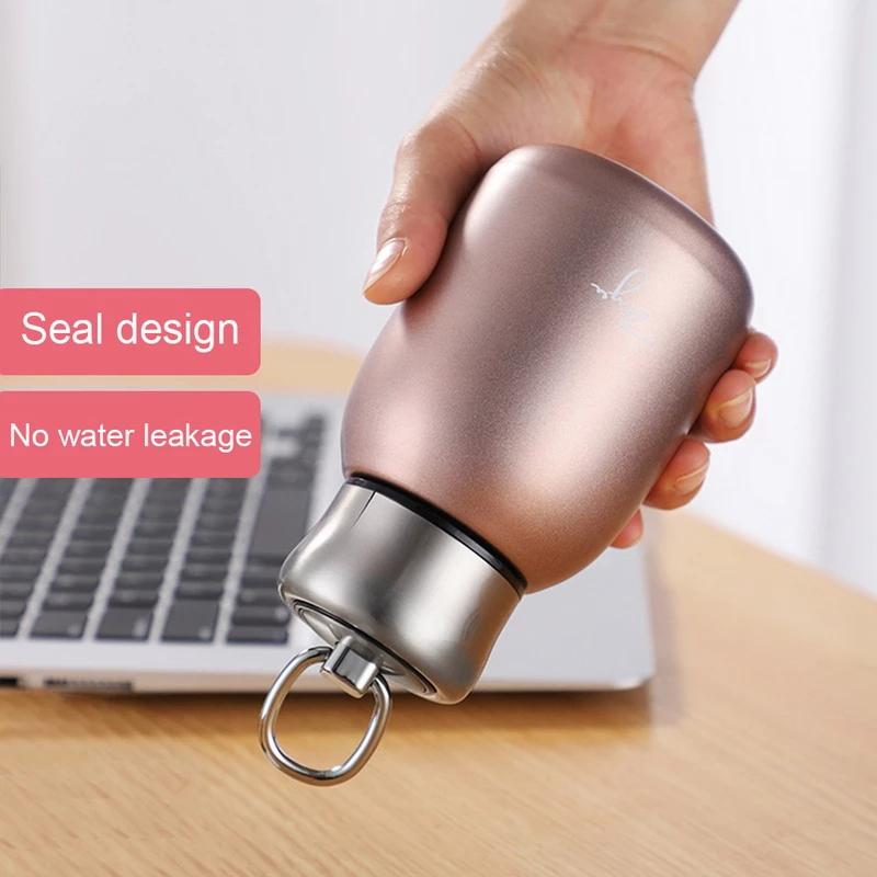 1Pcs Mini Termoska na kávu Přenosná cestovní láhev na vodu Izolovaná termoláhev