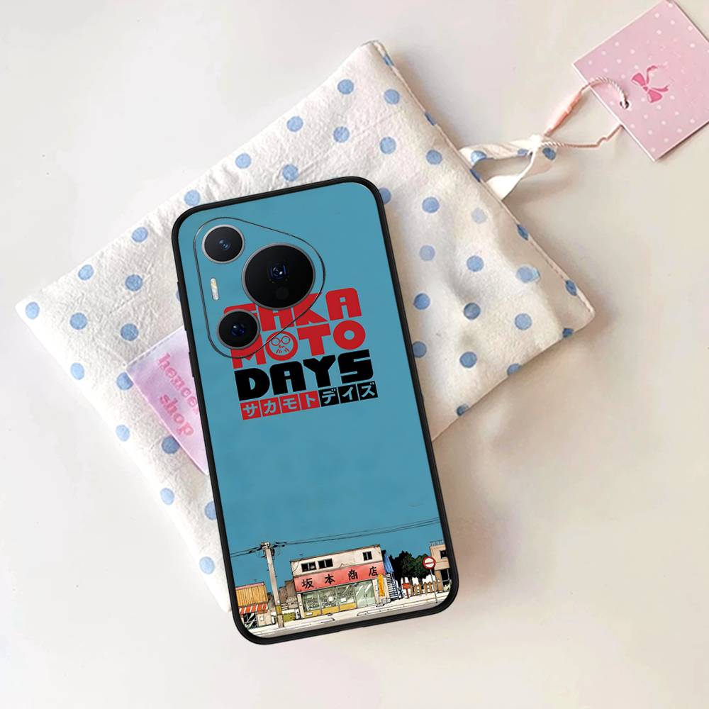 

Anime S-Sakamoto Days Phone Case For Huawei P 8 9 10 20 30 40 50 Pro Lite Psmart Honor 10 lite 70 Mate 20lite Huawei P30 Lite