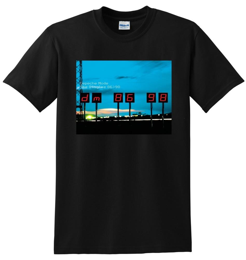 DEPECHE MODE T SHIRT the singles 86-98 vinyl cd cover S-5XL Unisex T-Shirt XXXXL