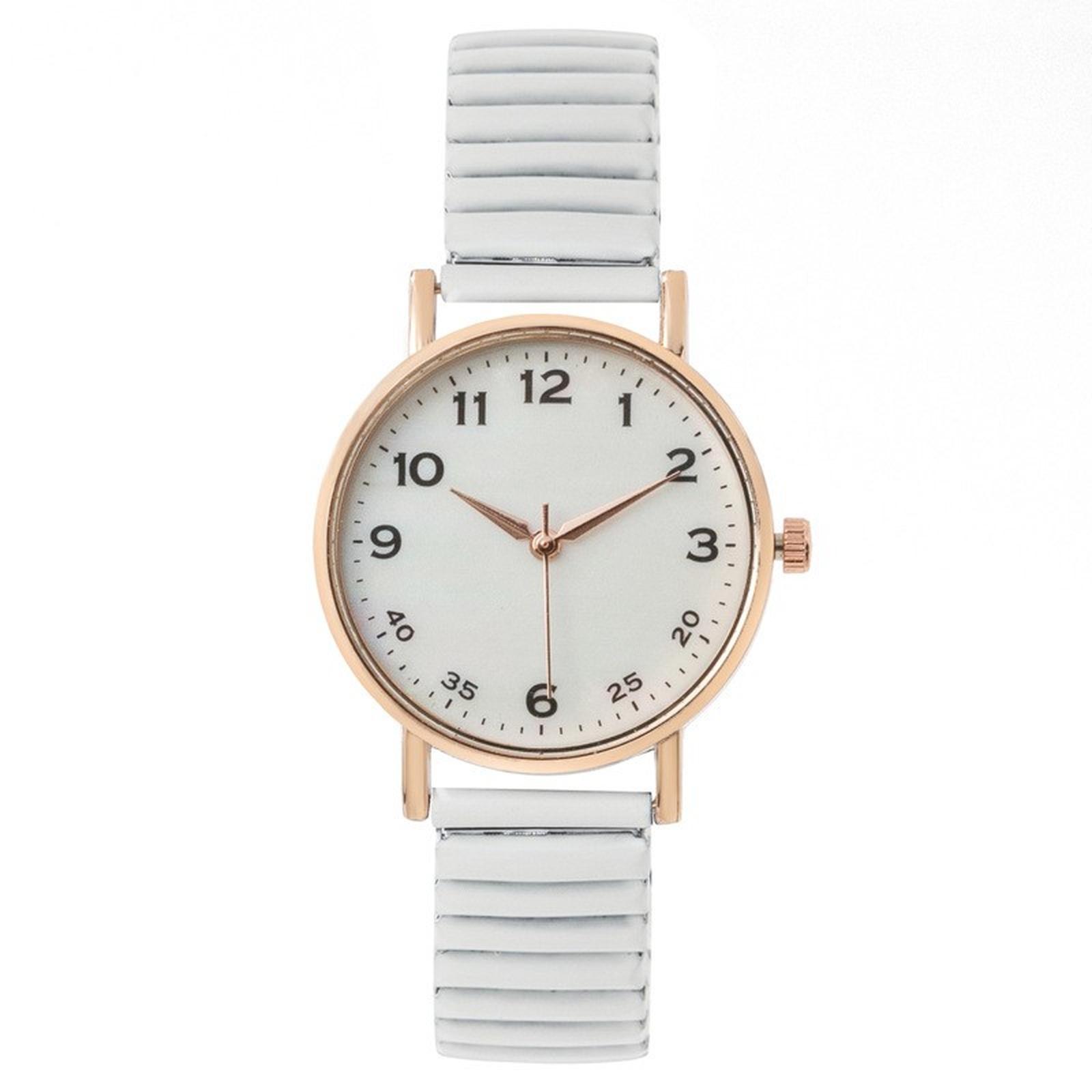 

Женские модные кожаные часы One Size белый