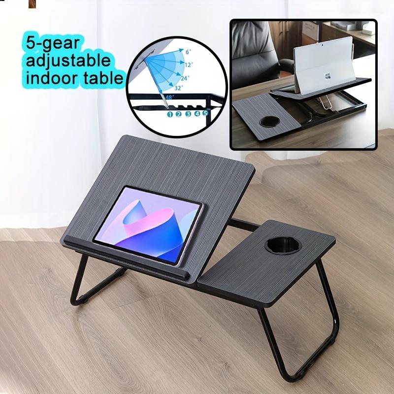 

1 Многофункциональный регулируемый складной стол, Угловой подъемный и опускающийся журнальный столик с подстаканником, Портативная складная подставка для ноутбука Folding table for home study