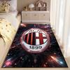 "AC Mailand Logo Teppich mit 1899 Design, Sportfan Heimdeko Teppich" Geeignet für den Einsatz als Antirutsch für Wohnzimmer Schlafzimmer Sofas