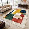 Modern Geometric Abstract Style CARPET FOR LIVE ROOM Large Area Easy Clean Fluffy Floor Mats Decoration Home Non-slip Soft Rug
