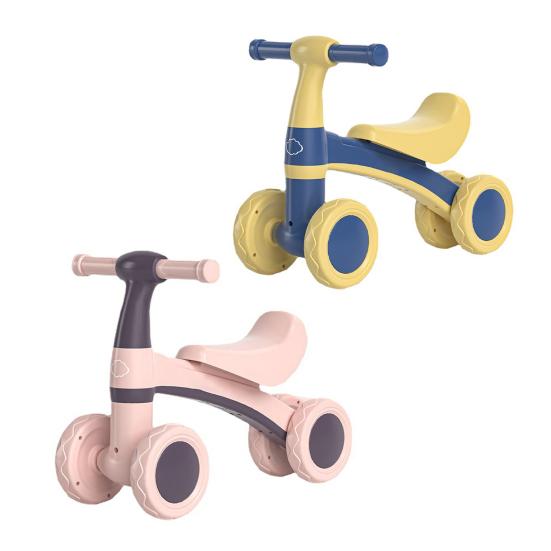 Bicicletă de echilibru pentru bebeluși pentru 45294 ani, băieți, fete, scuter pentru copii mici, 4 roți