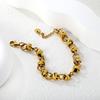 Simple Geometric Chain Bracelet Fashion Creative Link Design High-End Jewelry for Women