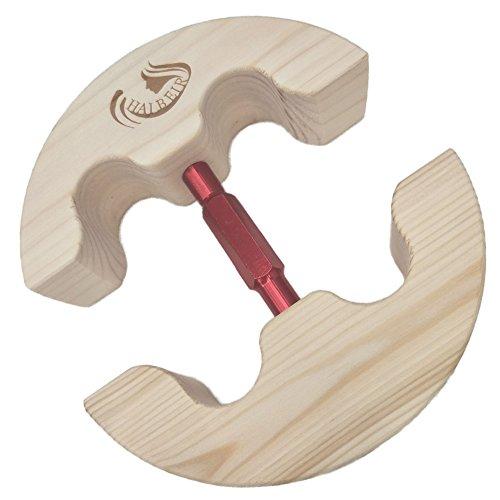 

HAIBEIR Hat Stretcher, Hat Jack with Adjustable Turnbuckle, Fits All Adult Hat Sizes - Heavy Duty - Simple and Easy to Use (Red)