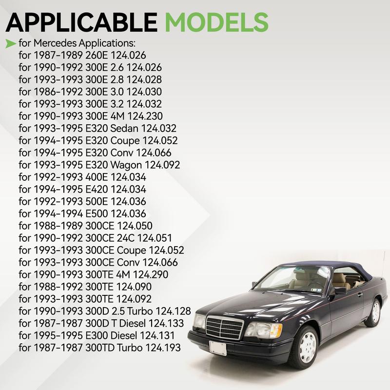 For Mercedes-Benz  W124 A124 C124 S124 300CE E420 E320 E300 260E 4/12x Headlight Retainer Clips Fastener 1248210520 Replacement