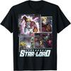 Unisex T-shirt Marvel Guardians of the Galaxy Legendary Star-Lord Collage T-Shirt