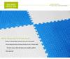 Foam Mat for Early Childhood Education, Kindergarten, and Dance Training - Leaf Pattern