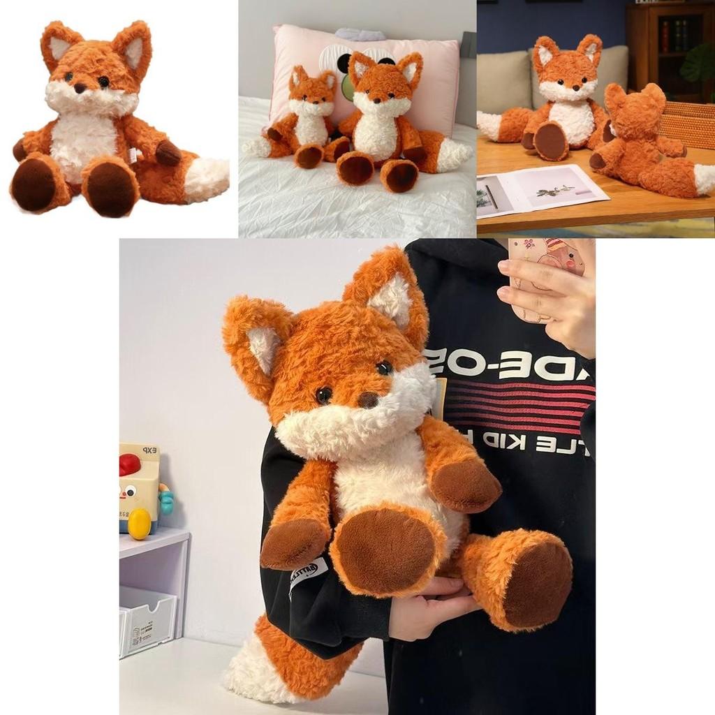 Running Fox Plush Doll For Girls Soft Toy Gift Sleep Pillow Kids Room Decor