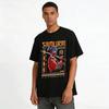 Cyberpunk Style Samurai Printed Short Sleeve T-Shirt For Men Women Pure cotton T-shirt