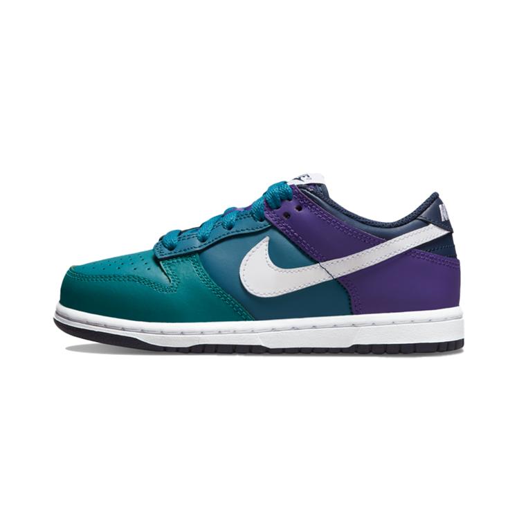 

Nike Dunk Vintage Low top Skateboard Shoes Blue Purple Children Aged 3 7 Years Old DH9756-300 28