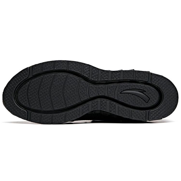 Anta A Flashfoam Wormhole Technology Sports Slip Resistant Low top Running Shoes Men's Black 112025598-2