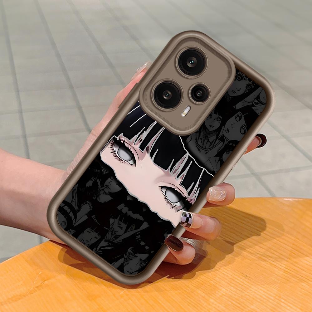 

Мягкий силиконовый квадратный чехол с рисунком лестницы для телефона, полное покрытие, противоударный защитный резиновый чехол для камеры для Xiaomi Redmi Xiaomi 14T Pro коричневый