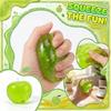 Squishy Green Apple Stress Ball Fidget Sensory Toy For Adhd Autism Slow Rising Squeeze Toy Desk Buddy Office Or School Gifts